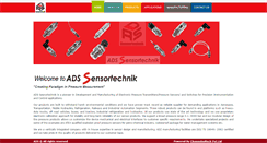 Desktop Screenshot of adssensortek.com